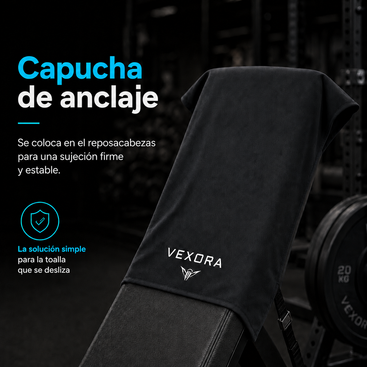 Vexora — Sporthanddoek met capuchon